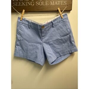 Lilly Pulitzer Blue Textured Shorts Size 4‎